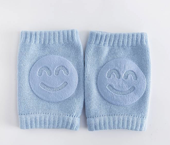Baby Knee & Elbow Pads – Soft Pastel Safety Guards for Crawling & Walking (0–1 Years) | Non-Toxic, Durable, Fun Smiley Design