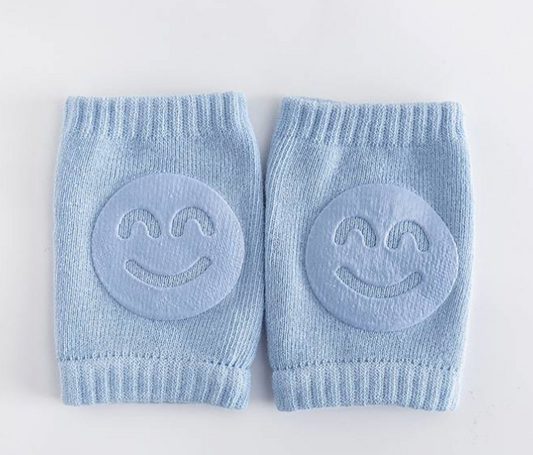 Baby Knee & Elbow Pads – Soft Pastel Safety Guards for Crawling & Walking (0–1 Years) | Non-Toxic, Durable, Fun Smiley Design